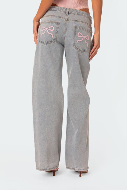 The Comfy Bow-Tie Jeans